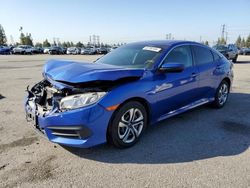 Salvage cars for sale from Copart Rancho Cucamonga, CA: 2018 Honda Civic LX