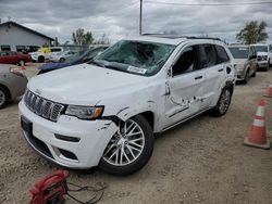 Vehiculos salvage en venta de Copart Pekin, IL: 2018 Jeep Grand Cherokee Summit