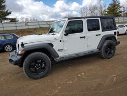 Jeep Wrangler Unlimited Sport salvage cars for sale: 2021 Jeep Wrangler Unlimited Sport