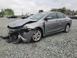 Salvage cars for sale from Copart Mebane, NC: 2015 Chrysler 200 Limited