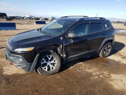 Jeep Cherokee salvage cars for sale: 2014 Jeep Cherokee Trailhawk