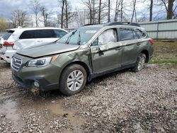 Subaru salvage cars for sale: 2016 Subaru Outback 2.5I Premium