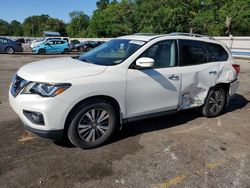 Nissan salvage cars for sale: 2017 Nissan Pathfinder S