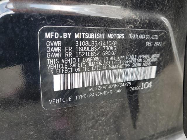 2022 Mitsubishi Mirage G4 SE