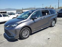 Vehiculos salvage en venta de Copart Sun Valley, CA: 2021 Toyota Sienna XLE