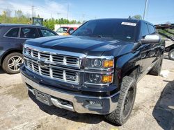 Chevrolet Silverado k1500 ltz salvage cars for sale: 2015 Chevrolet Silverado K1500 LTZ