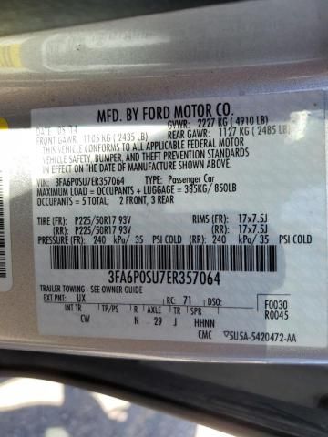 2014 Ford Fusion Titanium Phev