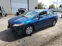 Honda Civic LX salvage cars for sale: 2012 Honda Civic LX