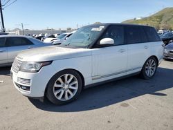 Land Rover Range Rover salvage cars for sale: 2014 Land Rover Range Rover HSE