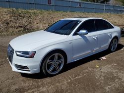 Salvage cars for sale from Copart Davison, MI: 2016 Audi S4 Premium Plus