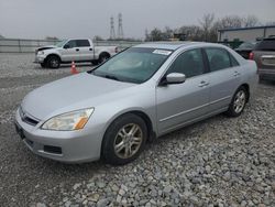 Honda salvage cars for sale: 2007 Honda Accord EX