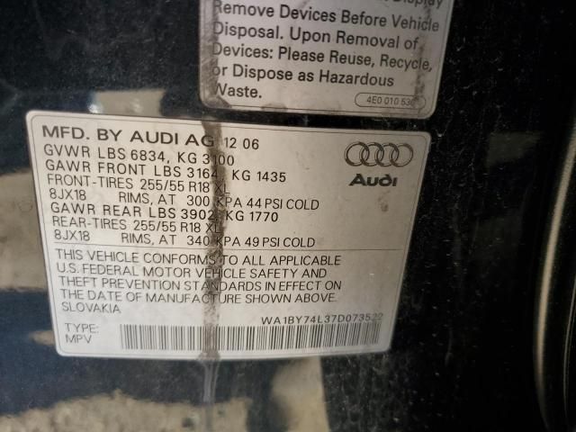 2007 Audi Q7 3.6 Quattro Premium