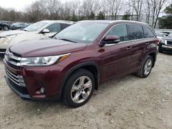 Toyota Highlander salvage cars for sale: 2018 Toyota Highlander Limited