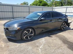 Honda Accord Sport salvage cars for sale: 2018 Honda Accord Sport