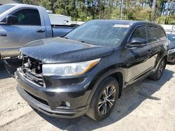 Toyota Vehiculos salvage en venta: 2016 Toyota Highlander XLE