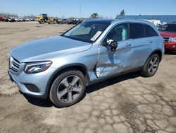 Salvage cars for sale from Copart Woodhaven, MI: 2018 Mercedes-Benz GLC 300 4matic