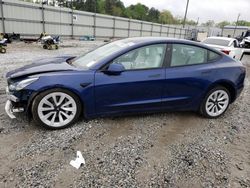 Tesla salvage cars for sale: 2021 Tesla Model 3