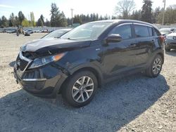 Salvage cars for sale from Copart Graham, WA: 2016 KIA Sportage LX