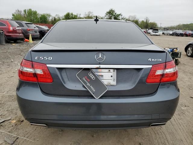 2011 Mercedes-Benz E 550 4matic