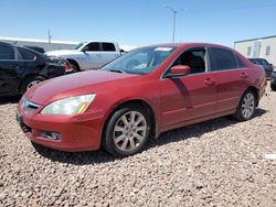 Honda Accord salvage cars for sale: 2007 Honda Accord EX