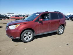 Subaru salvage cars for sale: 2015 Subaru Forester 2.5I Premium