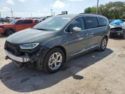 Chrysler salvage cars for sale: 2022 Chrysler Pacifica Limited