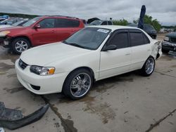 Salvage cars for sale from Copart Grand Prairie, TX: 2001 Toyota Corolla CE