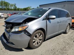 2016 Honda Odyssey EXL en venta en Spartanburg, SC