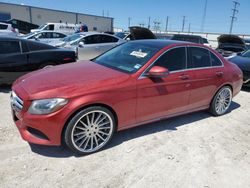 Salvage cars for sale from Copart Haslet, TX: 2017 Mercedes-Benz C300