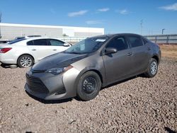 Toyota Corolla l salvage cars for sale: 2017 Toyota Corolla L