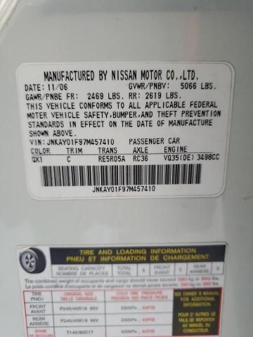 2007 Infiniti M35 Base