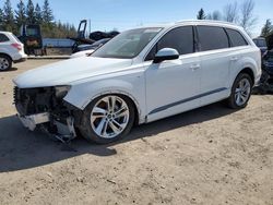 Salvage cars for sale from Copart Ontario Auction, ON: 2021 Audi Q7 Komfort