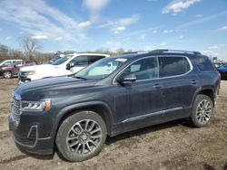 GMC Acadia DEN salvage cars for sale: 2021 GMC Acadia Denali