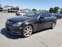 Salvage cars for sale from Copart Sacramento, CA: 2012 Mercedes-Benz C 350