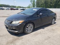 Salvage cars for sale from Copart Dunn, NC: 2012 Honda Civic EXL