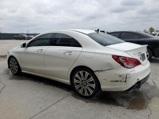 2018 Mercedes-Benz CLA 250