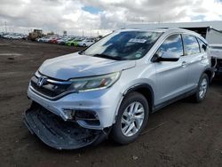 Honda salvage cars for sale: 2015 Honda CR-V EX