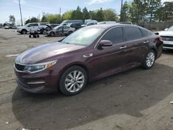 KIA Optima salvage cars for sale: 2017 KIA Optima LX