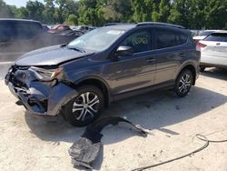 Salvage cars for sale from Copart Ocala, FL: 2017 Toyota Rav4 LE