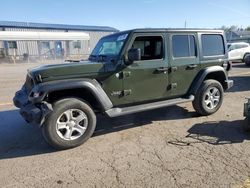 Jeep Wrangler Unlimited Sport salvage cars for sale: 2021 Jeep Wrangler Unlimited Sport