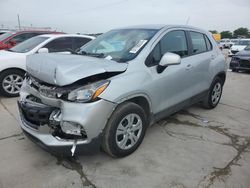 Salvage cars for sale from Copart Grand Prairie, TX: 2017 Chevrolet Trax LS