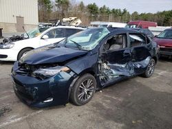 Salvage cars for sale from Copart Exeter, RI: 2017 Toyota Corolla L