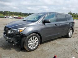 KIA Sedona EX salvage cars for sale: 2016 KIA Sedona EX