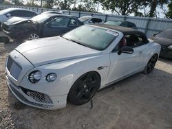 Bentley Continental salvage cars for sale: 2016 Bentley Continental GT V8 S