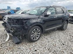 Ford Explorer Platinum salvage cars for sale: 2018 Ford Explorer Platinum