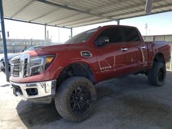 Salvage cars for sale from Copart Anthony, TX: 2017 Nissan Titan S