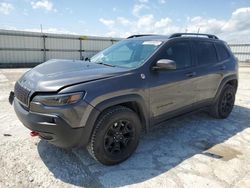 Jeep salvage cars for sale: 2019 Jeep Cherokee Trailhawk