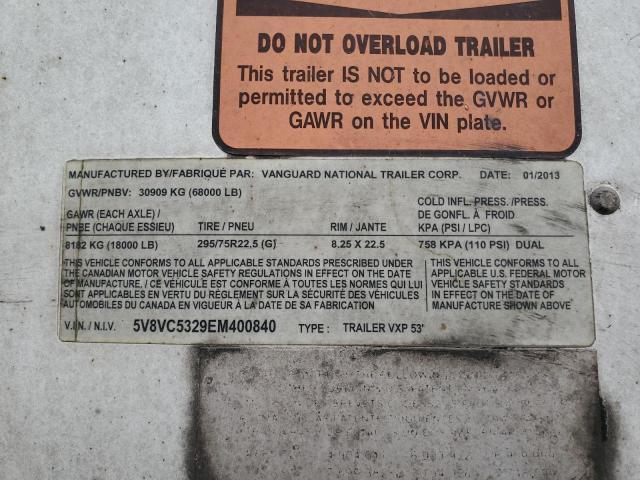 2014 Vanguard 53' Trail