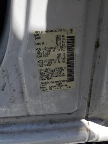 2021 Nissan NV 2500 S