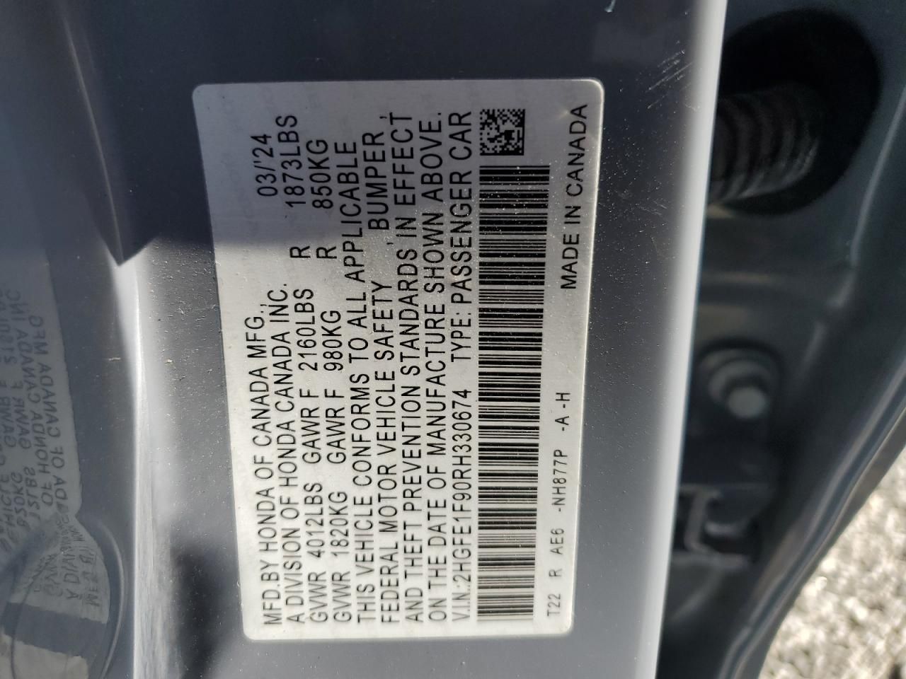 2024 Honda Civic Touring